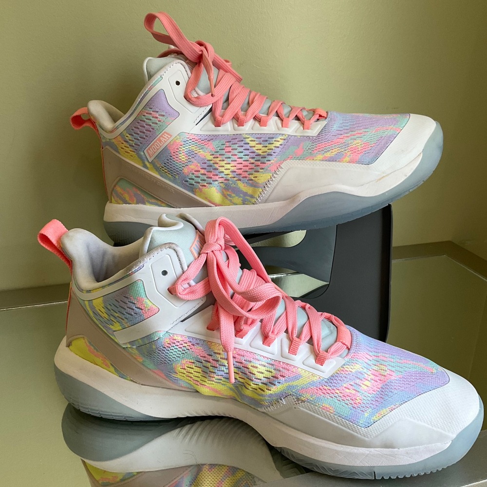 Moolah Kicks Neovolt Pro Mid Womens Basketball Shoes Multi-Color Sz 12 Sneakers